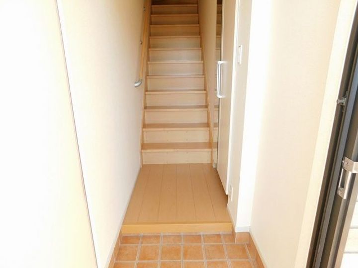 栃木県宇都宮市細谷町(アパート)の賃貸物件の玄関