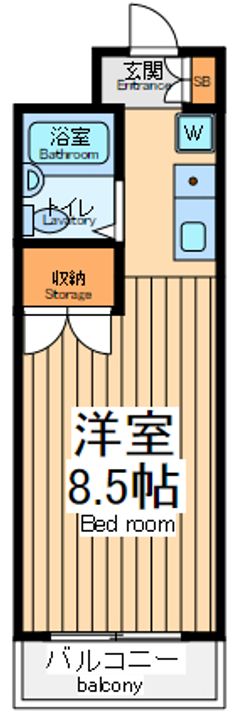 ステイエム相模原南の間取り