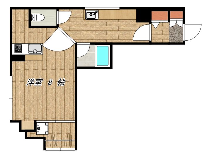 鹿児島県鹿児島市易居町(マンション)の賃貸物件の間取り