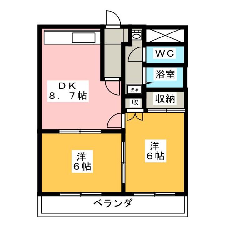 サンシャトレーンの間取り