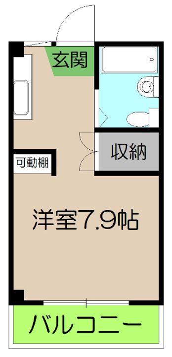 コーポあいりすの間取り