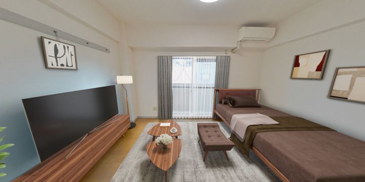 ガーデンプレイス観音の居間