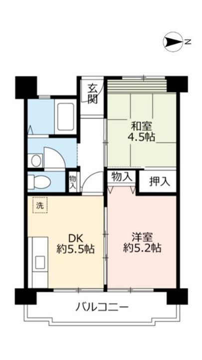 UR鶴山台の間取り