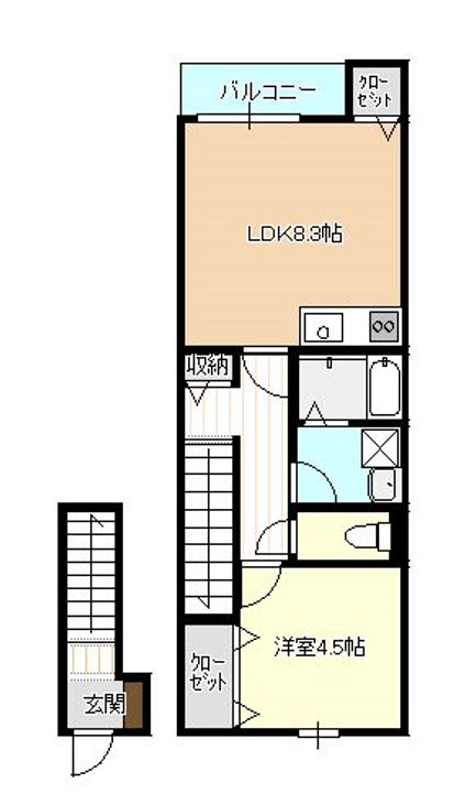 LaFonte福田の間取り