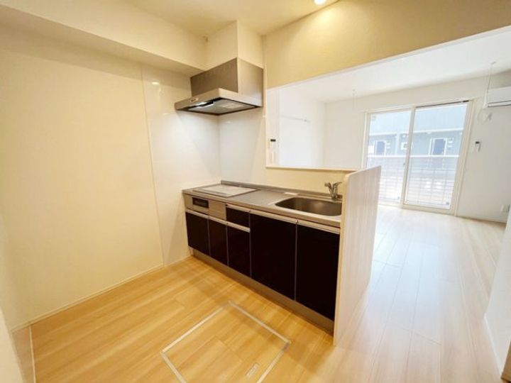 栃木県小山市城西1(アパート)の賃貸物件のキッチン