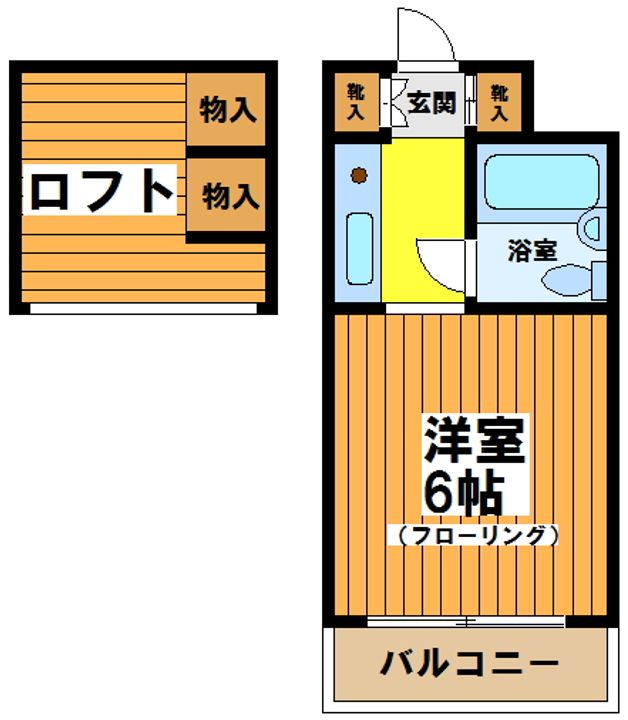 カーメル下高井戸の間取り