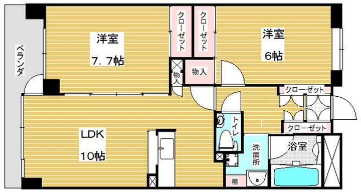 グローリヒルズの間取り