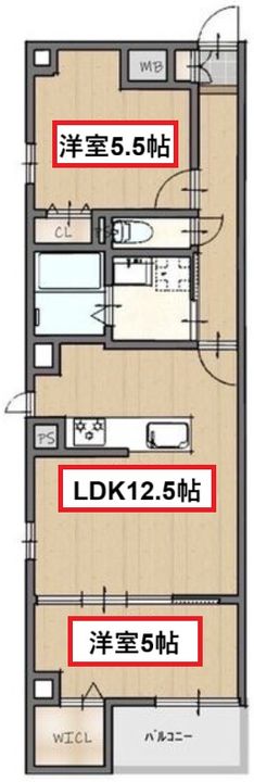 Refinoの間取り