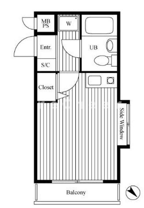 東京都世田谷区砧7(マンション)の賃貸物件の間取り
