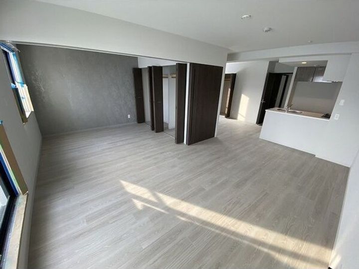 北海道札幌市豊平区西岡四条1の賃貸マンションの居間