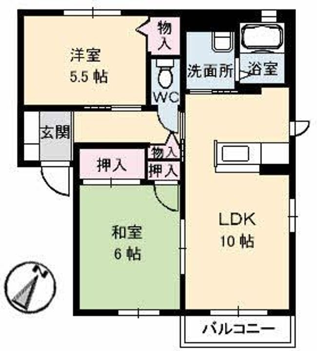 木もれ陽 三番館の間取り