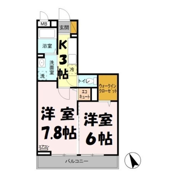 サニークロスZの間取り