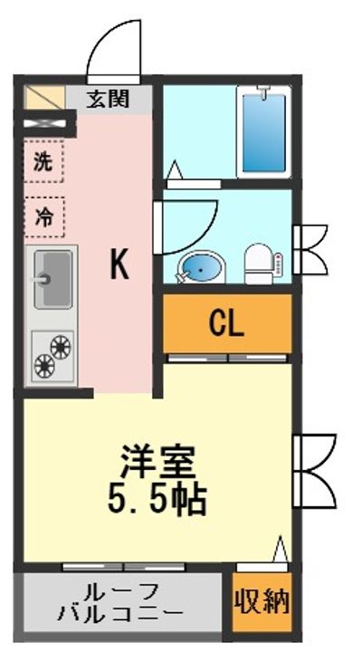 東京都江戸川区南小岩5(アパート)の賃貸物件の間取り