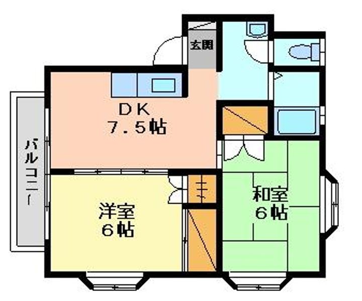 フローラ大塚 Iの間取り