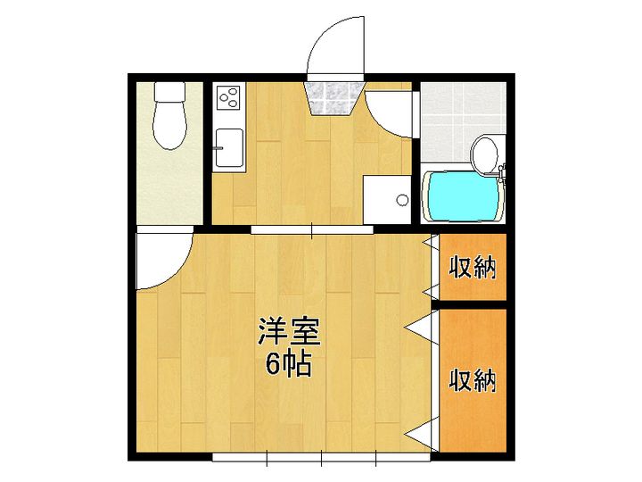 グリーンハイツBの間取り