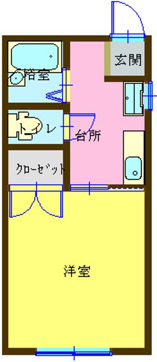 ハイム石田の間取り