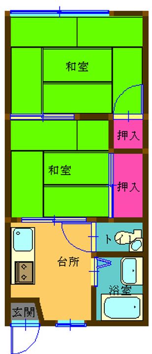 コーポMKの間取り