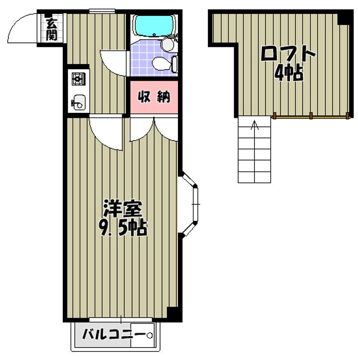ヨーロピアンくみの木の間取り