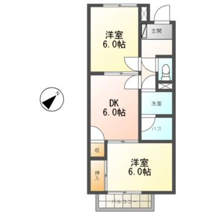 サープラスIIグリーンビレッジの間取り