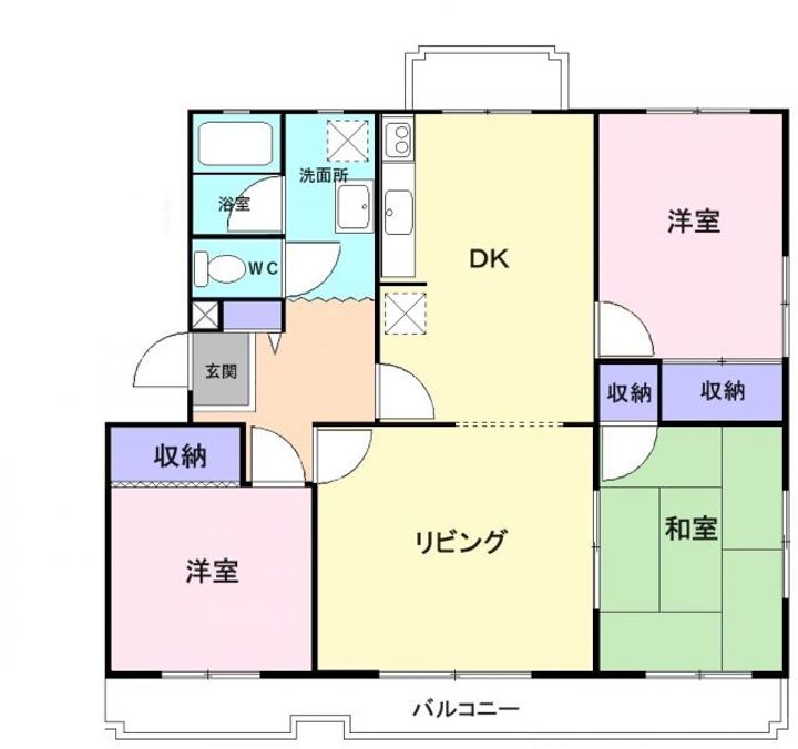 春日部グリーンコープDの間取り