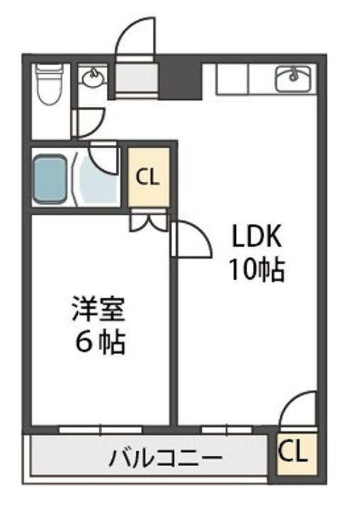 パールハイムアビコの間取り