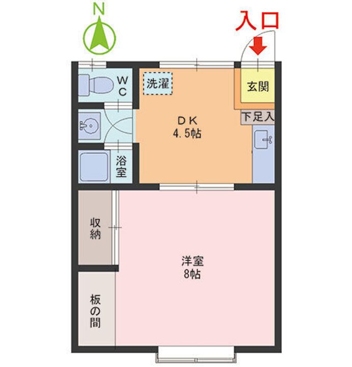 コーポエリカの間取り