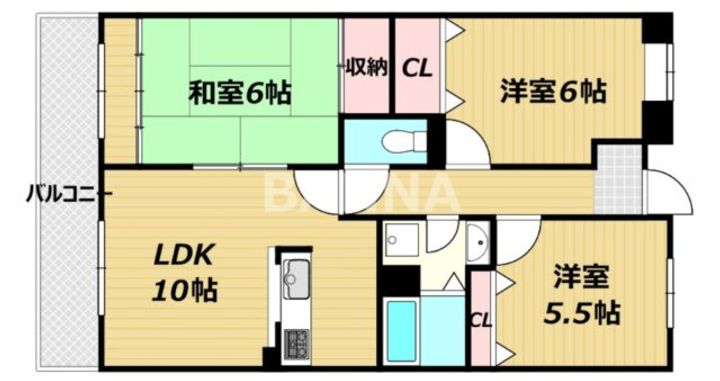 カウル湊の間取り