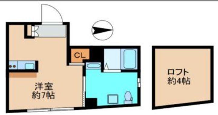 東京都中野区本町2(マンション)の賃貸物件の間取り