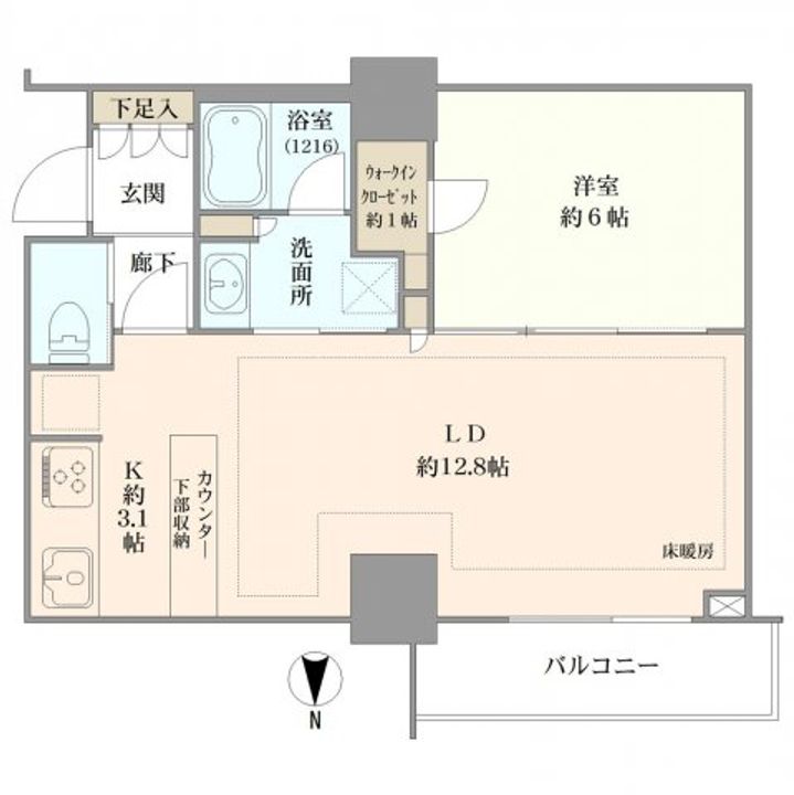 クレストタワー品川シーサイドの間取り