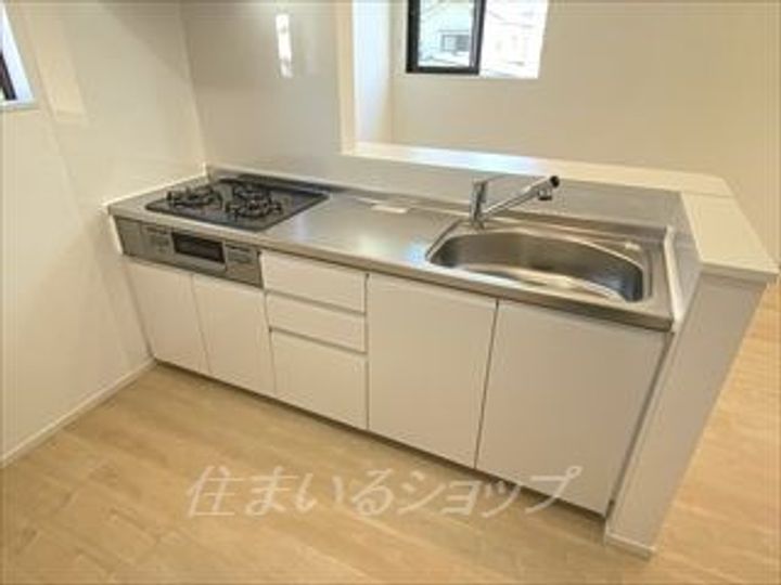 広島県広島市安佐北区亀山2(アパート)の賃貸物件のキッチン