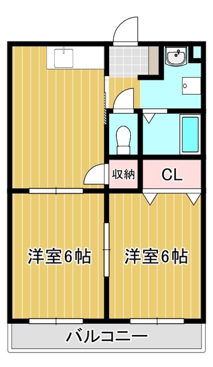 山形県山形市上町3(マンション)の賃貸物件の間取り