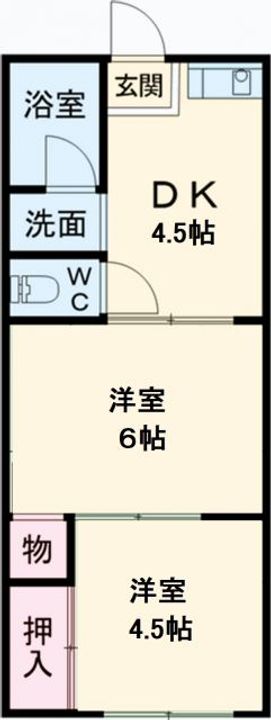 清水荘の間取り
