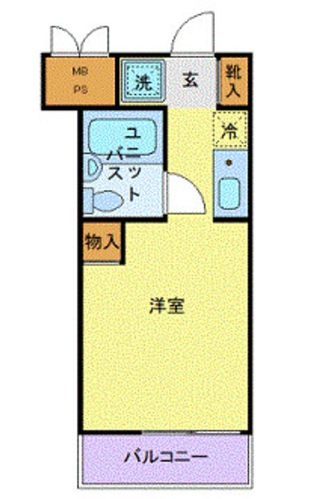 スカイコート戸塚の間取り