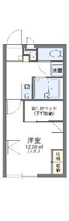 レオパレスメゾンド ブランシュの間取り