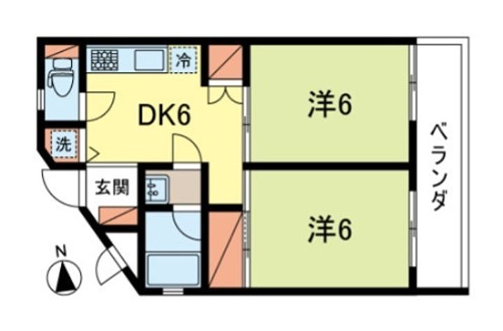シャトーエスポワールの間取り