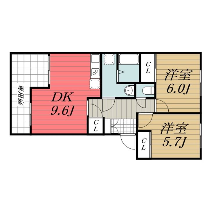 千葉県東金市田間(アパート)の賃貸物件の間取り