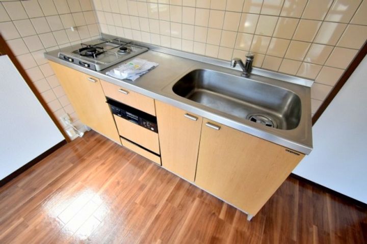 広島県山県郡北広島町後有田(アパート)の賃貸物件のキッチン