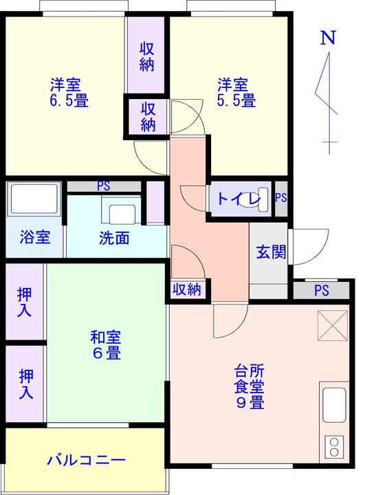メゾンアルファの間取り