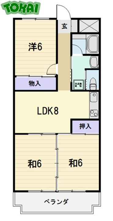 エステート15の間取り