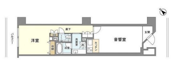 スタイリオ池尻大橋の間取り