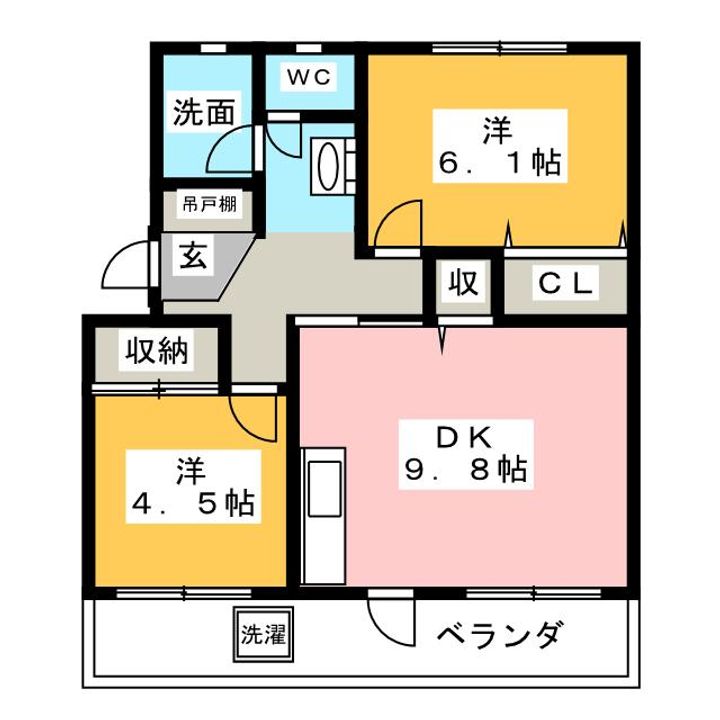 第一三晃マンションの間取り