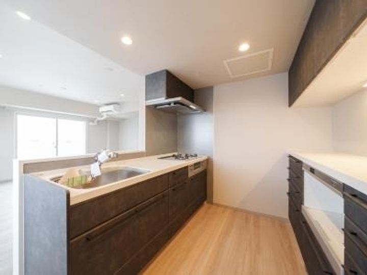 東京都品川区上大崎3(マンション)の賃貸物件のキッチン