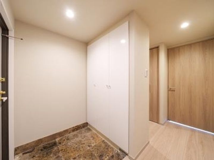 東京都品川区上大崎3(マンション)の賃貸物件の玄関