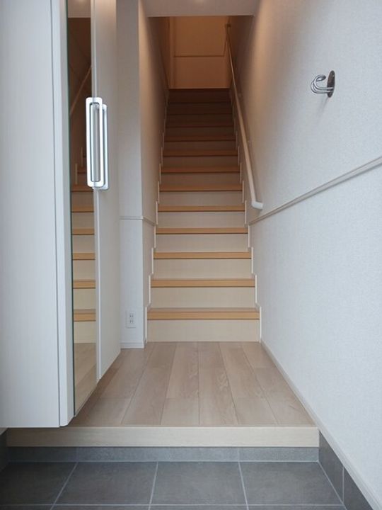 茨城県筑西市関本上(アパート)の賃貸物件の玄関