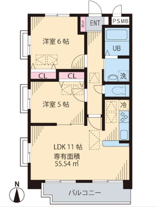 ルネ シェスタの間取り