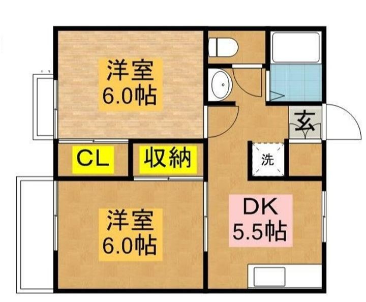 千葉県八千代市八千代台北10(アパート)の賃貸物件の間取り