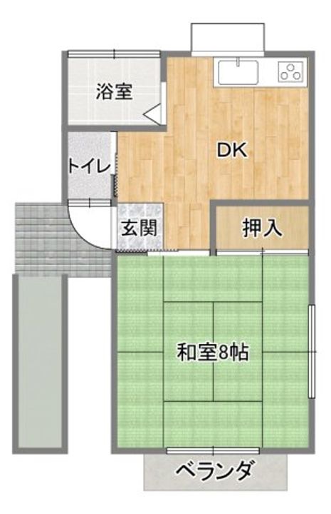 コーポみずほの間取り