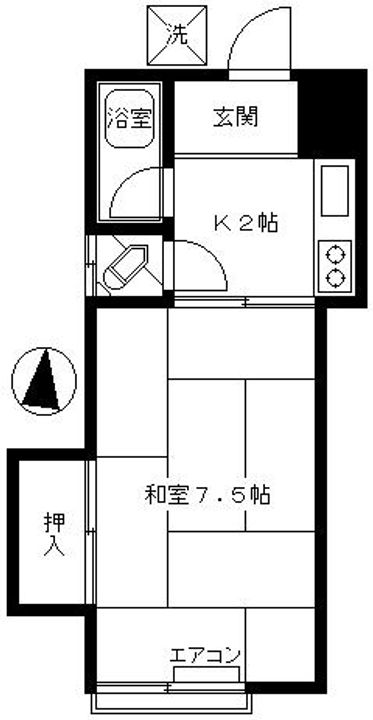 ハイツシャルムの間取り