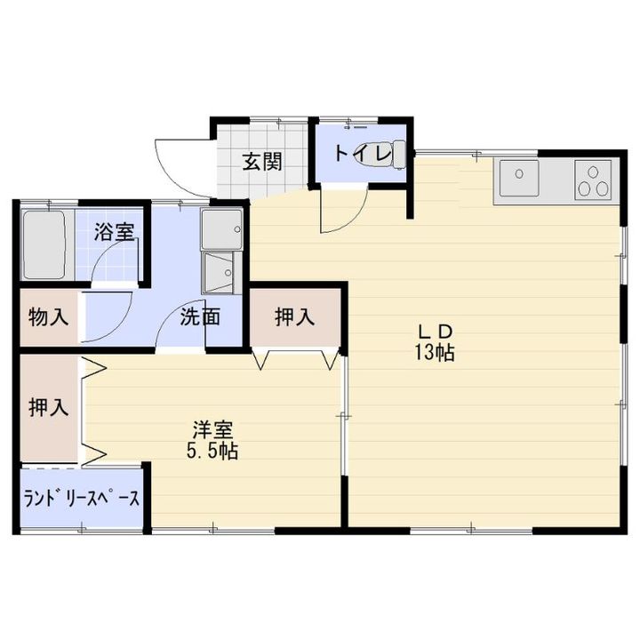 Gハウス本町Iの間取り