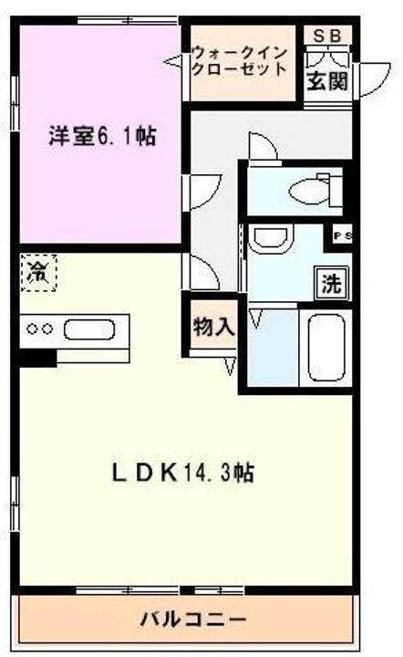 埼玉県川口市本前川2(アパート)の賃貸物件の間取り